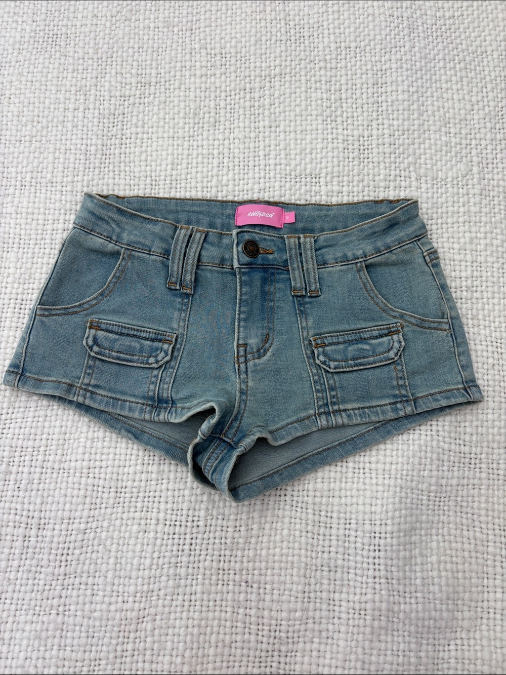edikted micro jean shorts